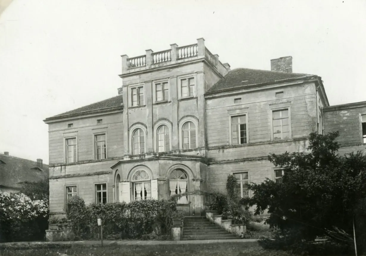Historische Ansicht des Herrenhauses