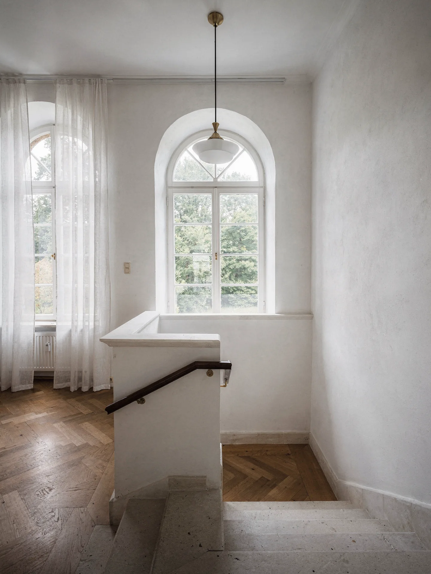 Treppenhaus im Schloss Deutsch-Ossig